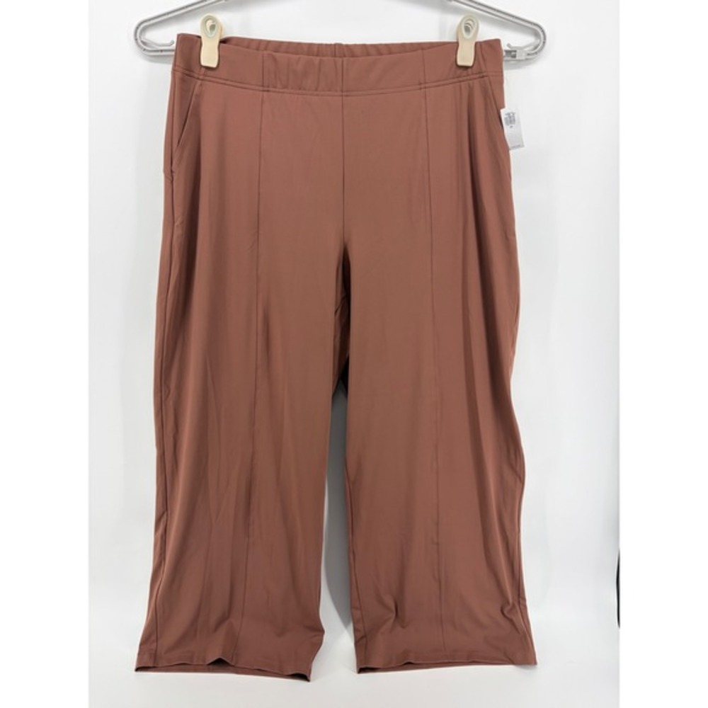 Old Navy PowerSoft GO-DRY Pants Women's‎ XXL Brown Wide Leg Athleisure New